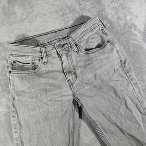 Levi's 514 Straight Fit Jeans Gray‎ Denim Pants Classic Style W29 L32